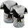 Bald Eagle Wings Extended Talons Down Cloudy Mist Landmass Sky - Wildlife Lover Gift Baseball Jersey - 5