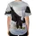 Bald Eagle Wings Extended Talons Down Cloudy Mist Landmass Sky - Wildlife Lover Gift Baseball Jersey - 4