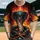Menacing Cobra 8-Ball Billiard Cues Fiery Flames - Gift for Billiard Player Baseball Jersey - 1