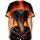 Menacing Cobra 8-Ball Billiard Cues Fiery Flames - Gift for Billiard Player Baseball Jersey - 4