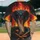 Menacing Cobra 8-Ball Billiard Cues Fiery Flames - Gift for Billiard Player Baseball Jersey - 2