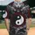 Roaring White Tiger Fierce Dragon Ornate Yin Yang Symbol - Fantasy Enthusiast Gift Baseball Jersey - 2