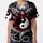 Roaring White Tiger Fierce Dragon Ornate Yin Yang Symbol - Fantasy Enthusiast Gift Baseball Jersey - 3