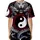 Roaring White Tiger Fierce Dragon Ornate Yin Yang Symbol - Fantasy Enthusiast Gift Baseball Jersey - 4