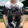 Black Panther Melanistic Jaguar Roaring Fangs Piercing Eyes - Wildlife Lover Gift Baseball Jersey - 1