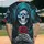 Twisted Skeletal Figure Rose Daggers - Dark Fantasy Fan Gift Baseball Jersey - 2