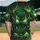 Dripping Grunge Skulls Neon Green Glow WINIONG - Dark Art Lover Gift Baseball Jersey - 2