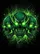 Dripping Grunge Skulls Neon Green Glow WINIONG - Dark Art Lover Gift Baseball Jersey - 6