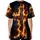 Flaming Wilda Cyde Wooden Cross Earth Mound Smoke - Apparel Gift Statement Wear Baseball Jersey - 4