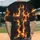 Flaming Wilda Cyde Wooden Cross Earth Mound Smoke - Apparel Gift Statement Wear Baseball Jersey - 2