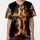 Flaming Wilda Cyde Wooden Cross Earth Mound Smoke - Apparel Gift Statement Wear Baseball Jersey - 3