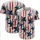 Distressed Dark Blue Stars Faded Red Stripes Paint Splatter - Everyday Use Baseball Jersey - 5
