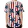 Distressed Dark Blue Stars Faded Red Stripes Paint Splatter - Everyday Use Baseball Jersey - 4