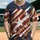 Deep Navy Red Off-White Golden Sweeping Cluster Distressed White Stars - Everyday Use Gift Baseball Jersey - 1