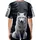 White Wolves Golden Eyes Pine Tree Branches Landscape - Wildlife Lover Gift Baseball Jersey - 4