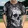 Skull Baroque Scroll Acanthus Leaves Maltese Cross - Statement Wear Gift Baseball Jersey - 1