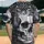 Skull Baroque Scroll Acanthus Leaves Maltese Cross - Statement Wear Gift Baseball Jersey - 2