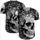 Skull Baroque Scroll Acanthus Leaves Maltese Cross - Statement Wear Gift Baseball Jersey - 5
