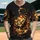 Deep Gold Antique Bronze Scorpion Powerful Claws Amber Glow Wildlife Lover Gift Baseball Jersey - 1