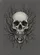 Screaming Skull Dripping Liquid Gnarled Tree Branches - Gothic Horror Fan Gift Baseball Jersey - 6