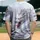 White Eastern Dragon Roaring Glowing Eyes Clouds - Fantasy Enthusiast Gift Baseball Jersey - 2