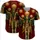 Pharaonic Winged Deity Sun Disk Hieroglyphs - Ancient History Lover Gift Baseball Jersey - 5