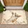 Chihuahua Dog Paw Peonies Floral - Affectionate Dog Lover Home Decor Gift Doormat - 1