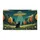 Black Cat UFO Night Sky Stars Forest - Home Decor Gift for Cat Lovers Doormat - 3