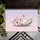 Fluffy Tabby Cat Laughing Stars Pink Hearts Smiling Face - Home Decor Gift for Cat Lover Doormat - 6