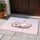 Fluffy Tabby Cat Laughing Stars Pink Hearts Smiling Face - Home Decor Gift for Cat Lover Doormat - 5