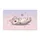 Fluffy Tabby Cat Laughing Stars Pink Hearts Smiling Face - Home Decor Gift for Cat Lover Doormat - 3