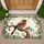 Bird Branch Foliage Wildflowers Botanical - Home Decor Gift for Nature Lover Doormat - 1