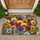 Pansy Honeybee Garden Bloom Field - Home Decor Gift for Garden Lover Doormat - 1