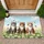 Three Cats Daisy Meadow Butterflies - Home Decor Gift for Cat Lovers Doormat - 1