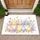 Colorful Easter Gnomes Easter Eggs Springtime Flowers - Easter Holiday Decor Gift Doormat - 1