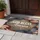 God Bless America Flag Fireworks Rustic Wood - Patriotic Home Decor Gift Doormat - 5