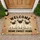 Three Pugs Welcome Home Sweet Home - Farmhouse Home Decor Gift for Dog Lover Doormat - 1