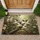 Chickadee Birds Red Berry Blossom Natural Forest Branches - Wildlife Lover Home Decor Gift Doormat - 1