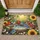 Songbirds Bird Bath Sunflowers Garden - Home Decor Gift for Garden Lover Doormat - 1