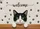 Black Tuxedo Cat Welcome Paw Prints - Home Decor Gift for Cat Lover Doormat - 7