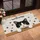 Black Tuxedo Cat Welcome Paw Prints - Home Decor Gift for Cat Lover Doormat - 4