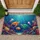 Underwater Sea Turtles Fish Jellyfish Coral Reef - Ocean Lover Gift Doormat - 1