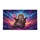 Tabby Cat Pink Donut Coffee Cup Cosmic Galaxy - Home Decor Gift Doormat - 3