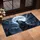 Majestic Grey Wolf Howling Full Moon Forest - Wildlife Lover Decor Gift Doormat - 4