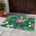 Pink Flamingo Monstera Palm Hibiscus - Home Decor Gift for Tropical Lovers Doormat - 5