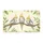 Cockatiel Birds Green Leaves Yellow Blossoms Hearts - Bird Lover Home Decor Gift Doormat - 3