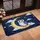 Blue Owl Golden Moon Stars Fluffy Clouds Star Garlands - Home Decor Gift for Owl Lover Doormat - 4