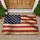 Vintage Distressed American Flag - Independence Day Home Decor Gift for Veterans Doormat - 1