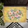 Welcome Script Daisy Rose Wildflower Foliage - Home Decor Gift for Garden Lovers Doormat - 6