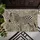 Black Beige Tan Continuous Flowing Zebra Stripes - Home Decor Gift Doormat - 6